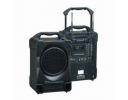 Portable Speaker System with 2 Channels UHF Wireless Microphone and DVD Player - PA-66